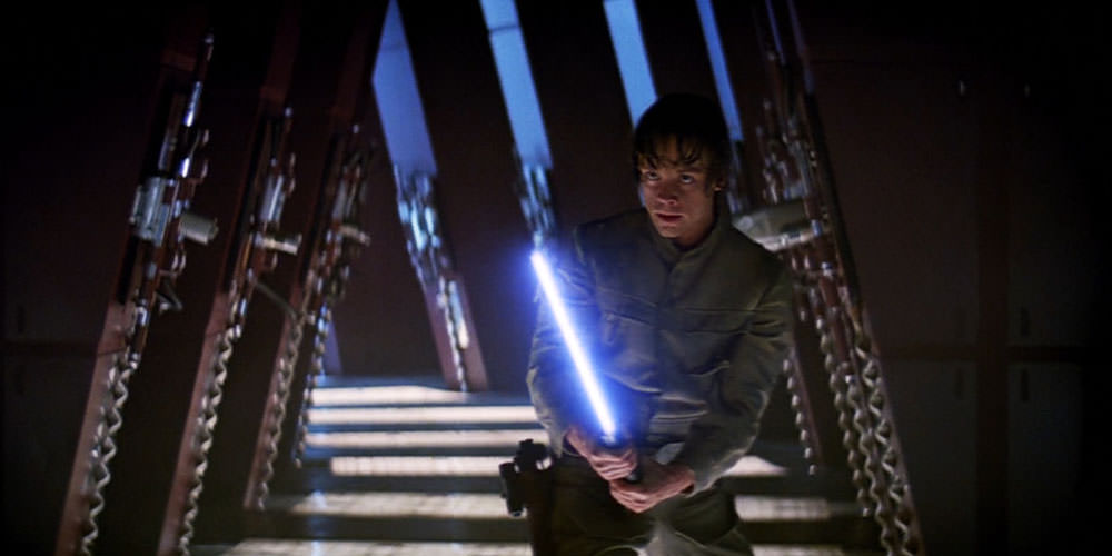 Luke és Vader harca A Birodalom visszavágban