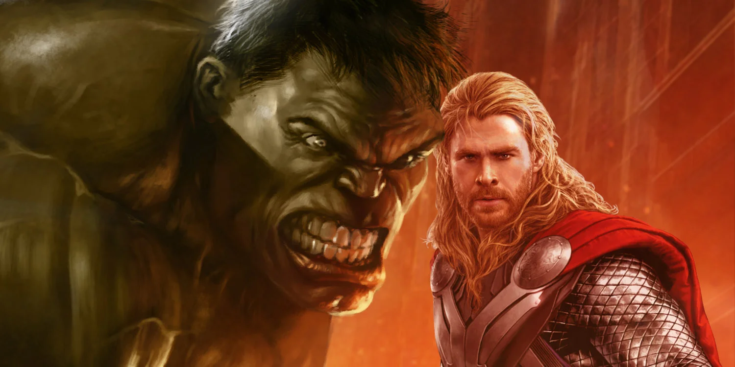 Hulk and Thor Marvel Fan Art