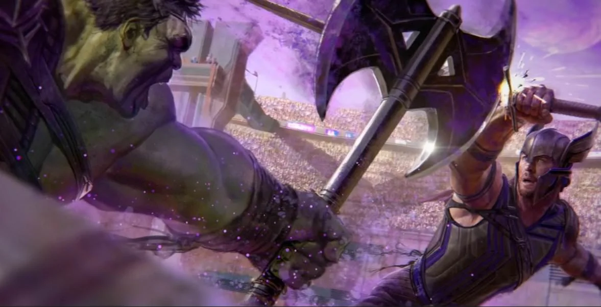 Koncepciós rajzokon pillanthatjuk meg elsőként Helát és a Hulkot a Thor: Ragnarökből