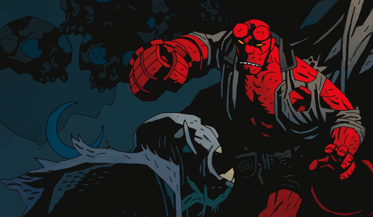 Megosztották az első kulisszák mögötti képet a Hellboy rebootból