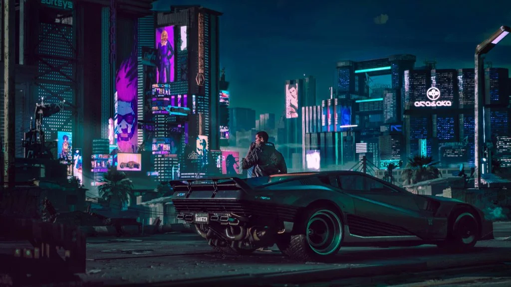 Hivatalosan is véget ért a Cyberpunk 2077 fejlesztése, gőzerővel készül a The Witcher 4 6 Cyberpunk 2077 car