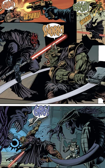KÉPREGÉNYAJÁNLÓ: Star Wars - Darth Maul és Korra legendája - Hatalmi harc 7 swdmaul4p4