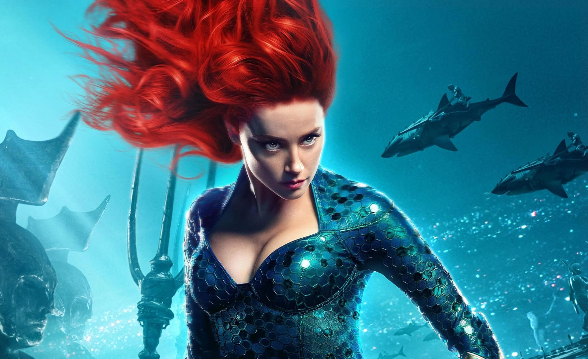 Kiderülhetett, mennyi időt tölt képernyőn Amber Heard az Aquaman és az elveszett királyság című filmben
