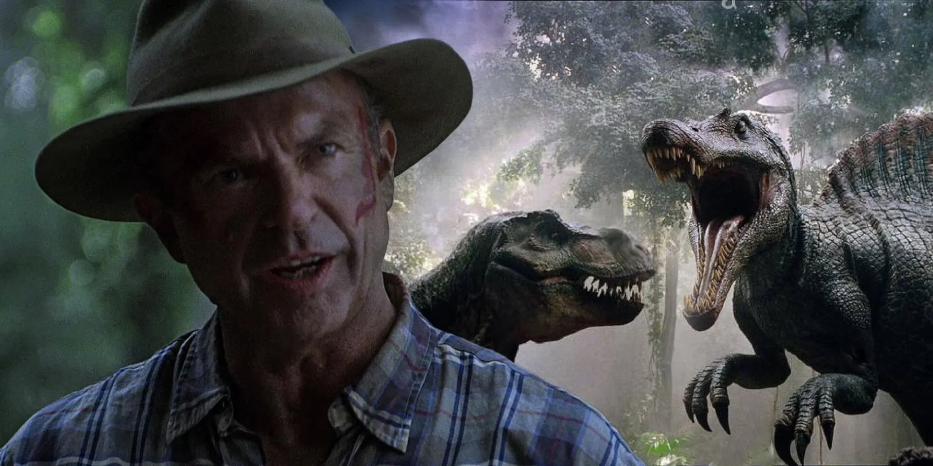 Egyszerre túlzó és nagyszerű a Jurassic Park III. kivágott koncepciós terve, ahogy egy raptor motorra pattan