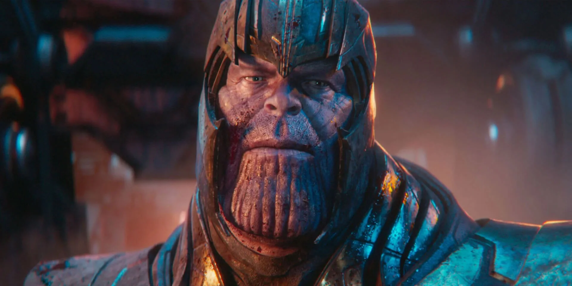 A Bosszúállók: Végjáték koncepciós rajzán a győzte Thanos, és kezében Amerika Kapitány levágott fejét tartja