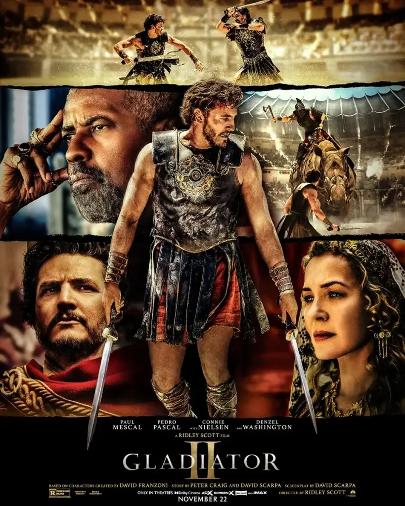 Vérengző majmok lepik el az arénát a Gladiátor II új előzetesében 5 Gladiator II