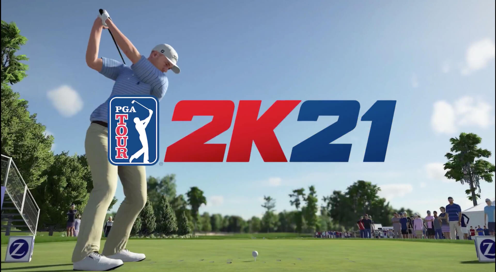 2k21 video game justin thomas teeing off