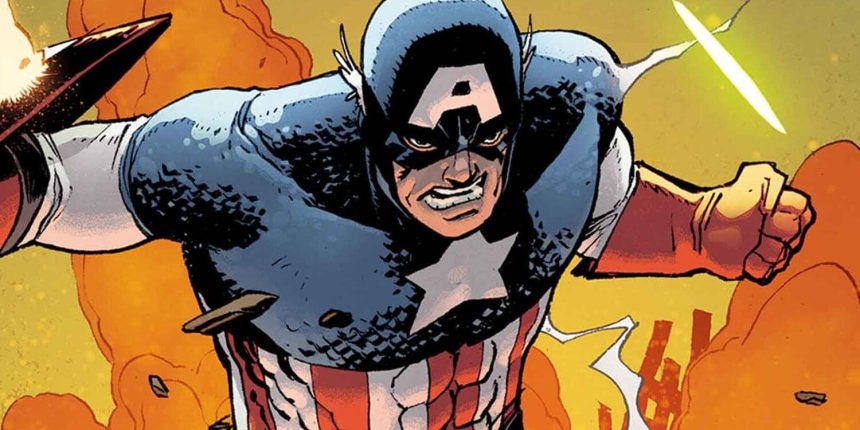 FEJTÁGÍTÓ: Amerika Kapitány egyszer még magával a Sátánnal is megküzdött 11 Captain America in Empyre Marvel Comic Art