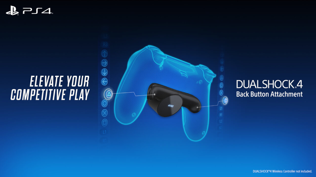 Dualshock 4 back button attachment