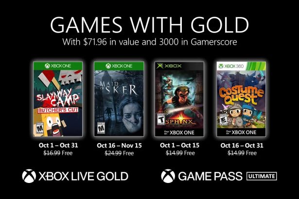 Games With Gold 2020 october