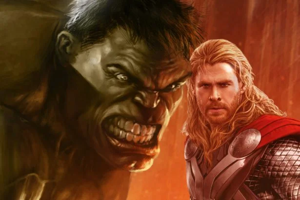 Hulk and Thor Marvel Fan Art