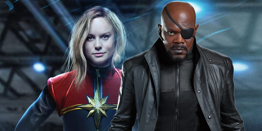 Nick Fury and Captain Marvel mini