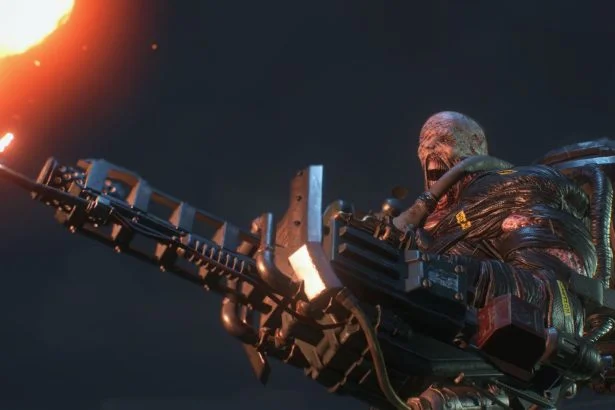 RE3 Nemesis and flamethrower scaled 1