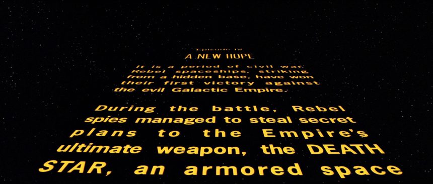 Star Wars A New Hope Opening Crawl mini