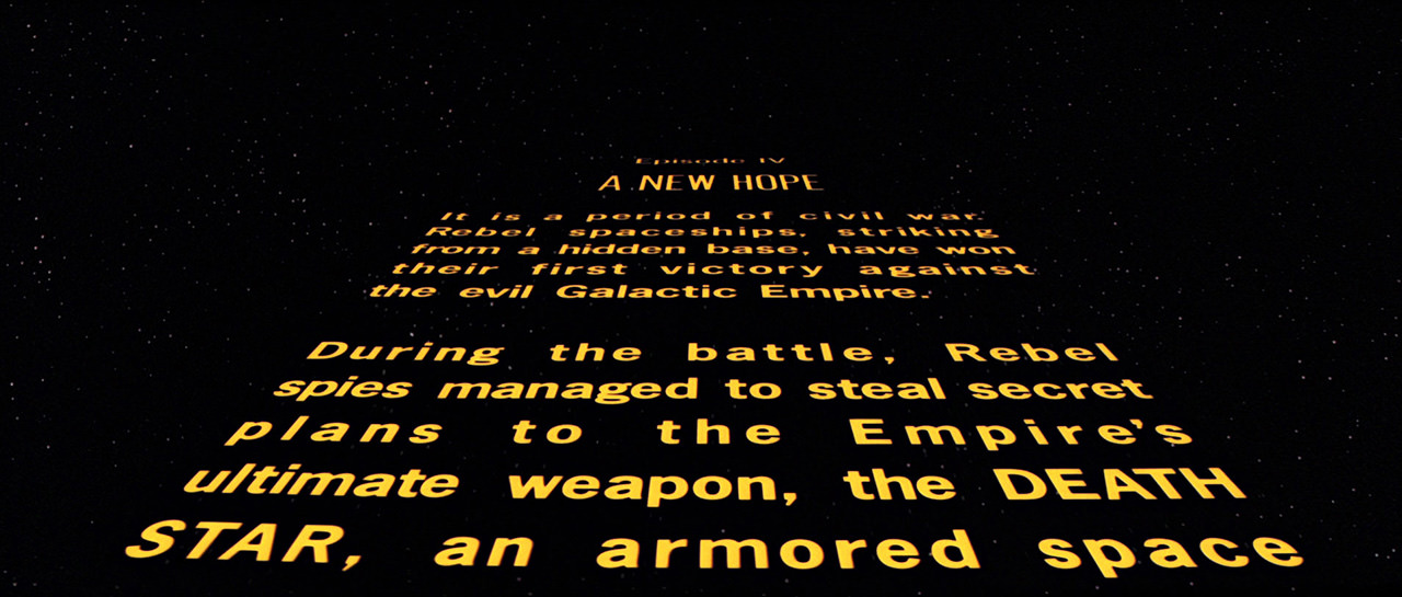 Star Wars A New Hope Opening Crawl mini
