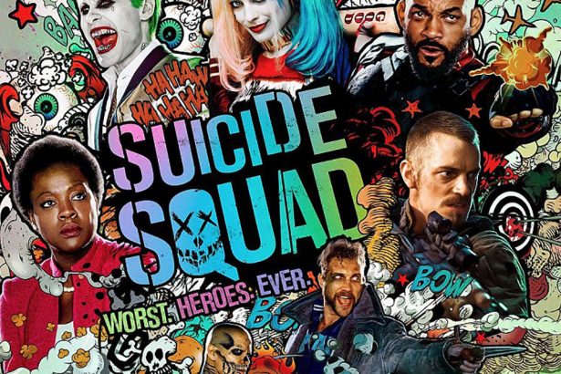 Suicide Squad Poster Art Title mini