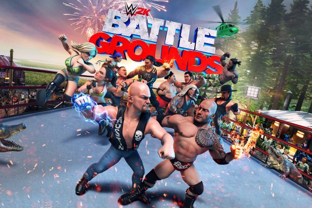 WWE 2K Battlegrounds teszt borito