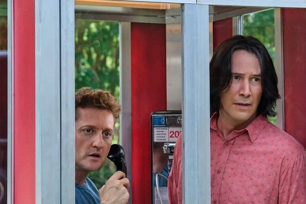 bill ted face the music Alex Winter and Keanu Reeves star in BILL TED FACE THE MUSIC rgb
