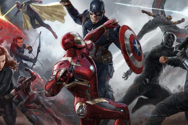 captain america civil war art