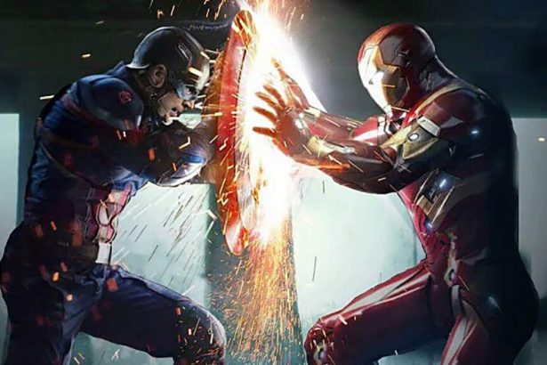 captain america versus iron man mini