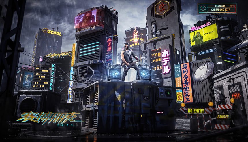cyberpunk 2077 johnny silverhand playing guitar zj 1336x768 1