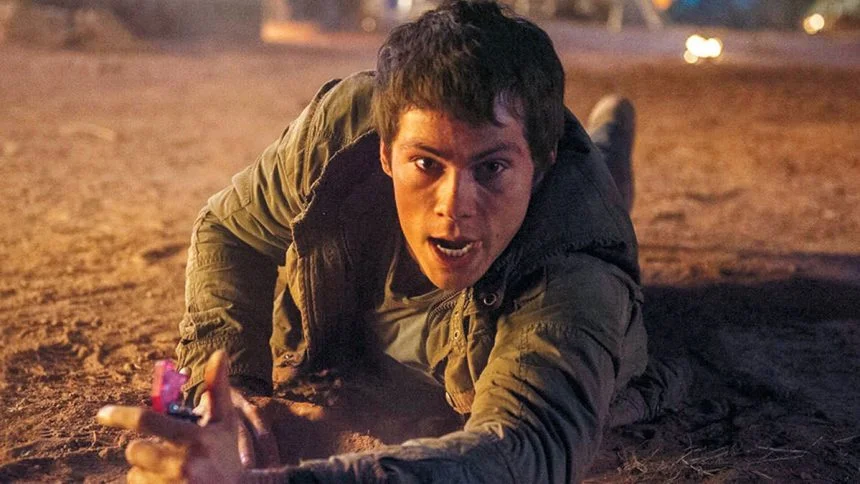 la et dylan o brien injured maze runner set 20160318