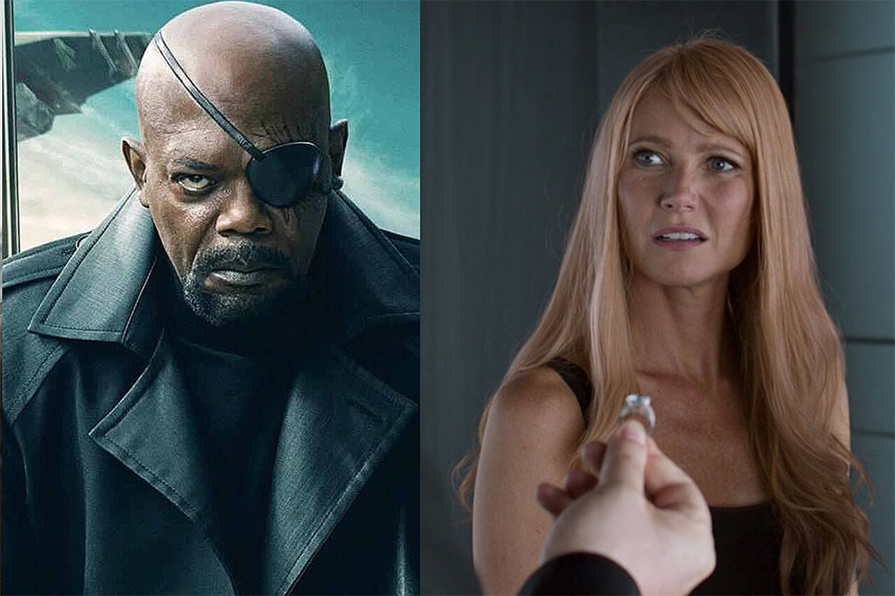 Nick Fury és Pepper Potts