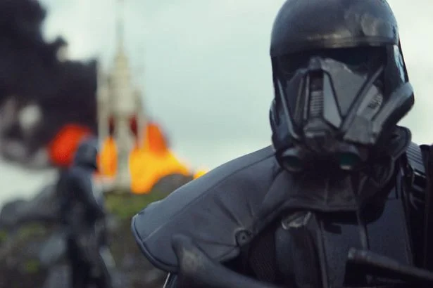 screen shot stormtrooper in rogue one