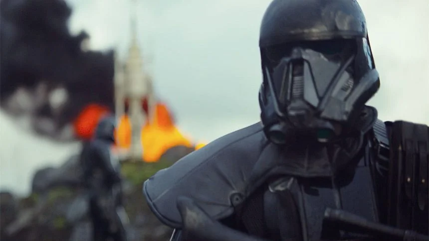 screen shot stormtrooper in rogue one