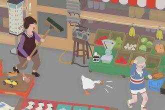 untitled goose game vassoura