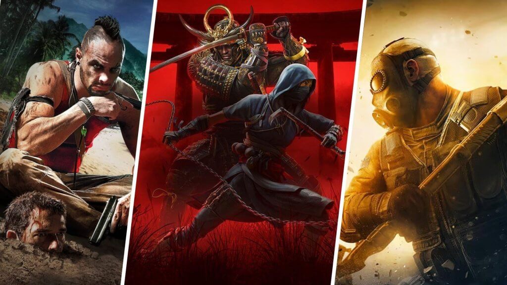 Ubisoft Far Cry Assassin's Creed Rainbow Six
