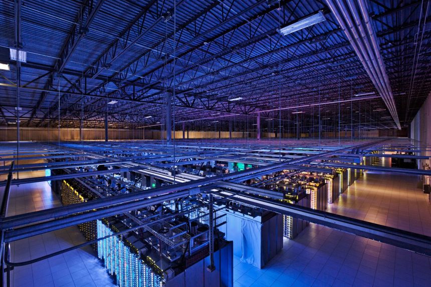 Veszélyben az amerikai mesterséges intelligencia adatközpontok jövője 11 Google Data Center